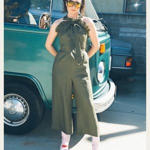 Kristinit Arabesque Jumpsuit - Olive